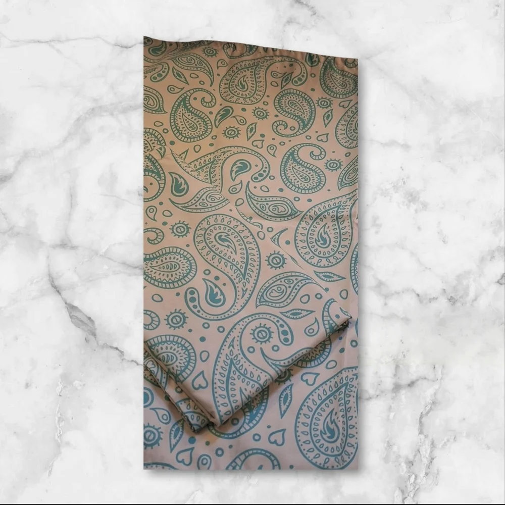 Paisley Bedding Set - Cream and Green Liverpool